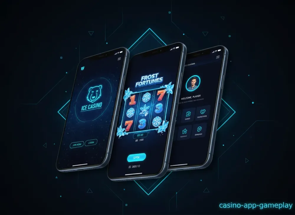 Mobile casino app gameplay with vibrant graphics